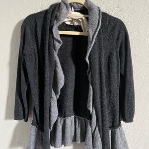 Soft Ruffle Cardigan